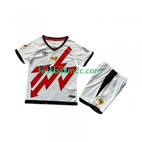 Fußballtrikots Rayo Vallecano Kinder Auswärts Trikotsatz 2024-2025